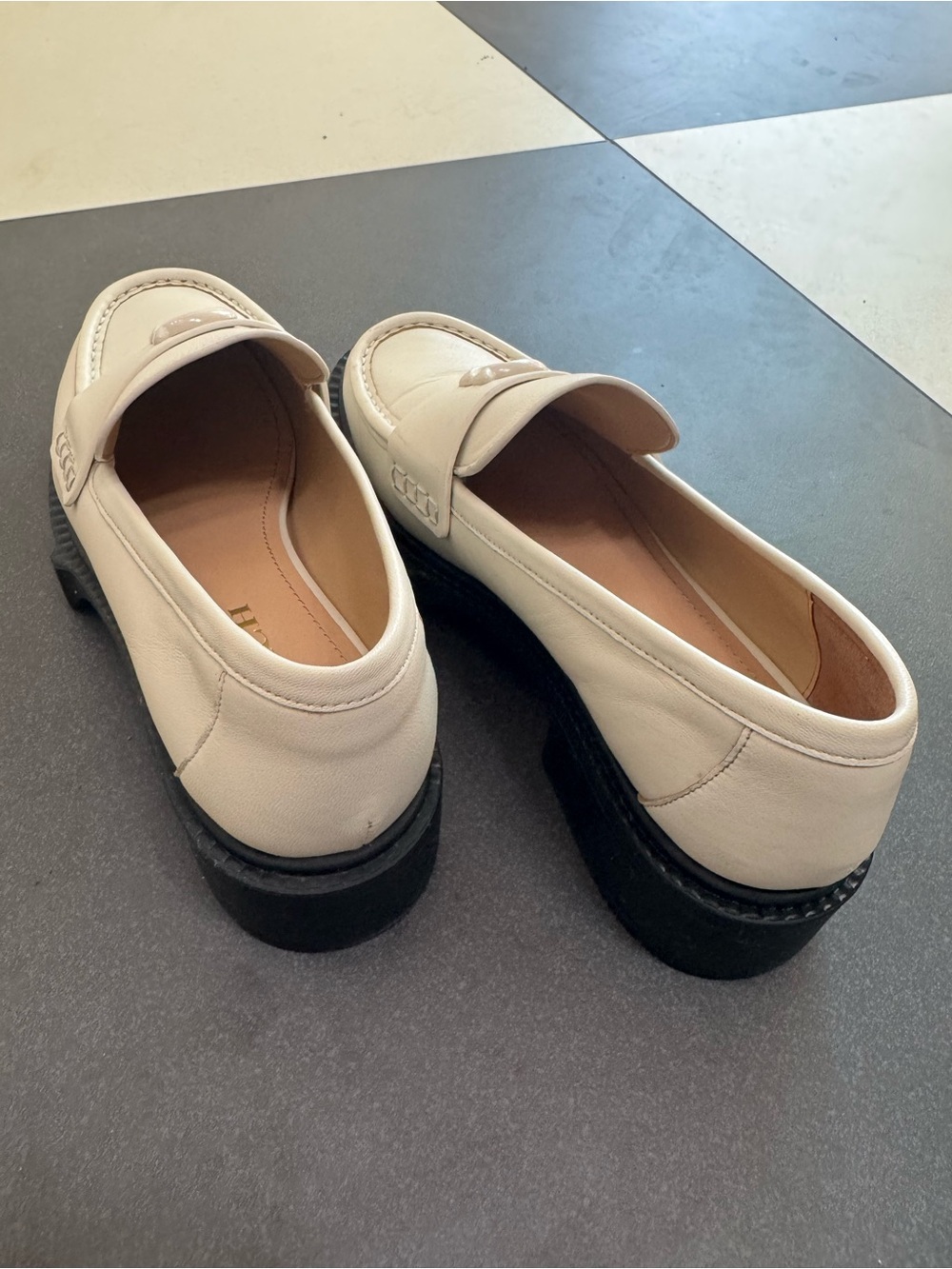 Coach Chalk/White Women’s Leah Platform Loafer - Picture 5 of 9